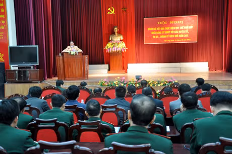 Quang Minh Đồng chí Phạm Minh Chính, Uỷ viên TƯ Đảng, Bí thư Tỉnh uỷ phát biểu chỉ đạo tại hội nghị