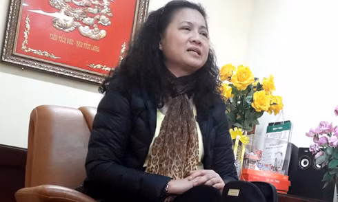Bà Hiệu trưởng Ngọc trần tình về sự việc (Ảnh: KT)
