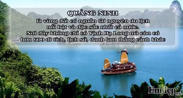 Chính nhờ những lợi thế về tài nguyên thiên nhiên,Quảng Ninh là một địa danh giàu tiềm năng du lịch. Một trong những thế mạnh lớn nhất của du lịch Quảng Ninh đó chính là du lịch biển đảo.