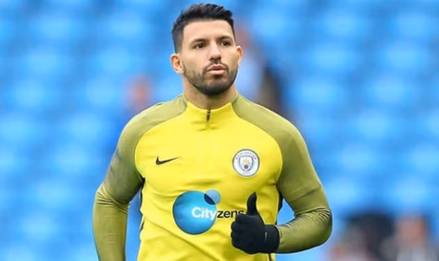  Aguero đứng trước khả năng rời Man City. Ảnh: Express.