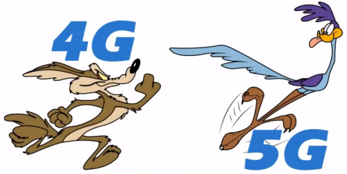 Tốc độ của 5G sẽ bỏ xa 4G.