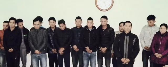 14 đối tượng đánh bạc tại thôn Liễu Dinh, xã Trường Thọ (huyện An Lão) bị bắt giữ chiều 10-2