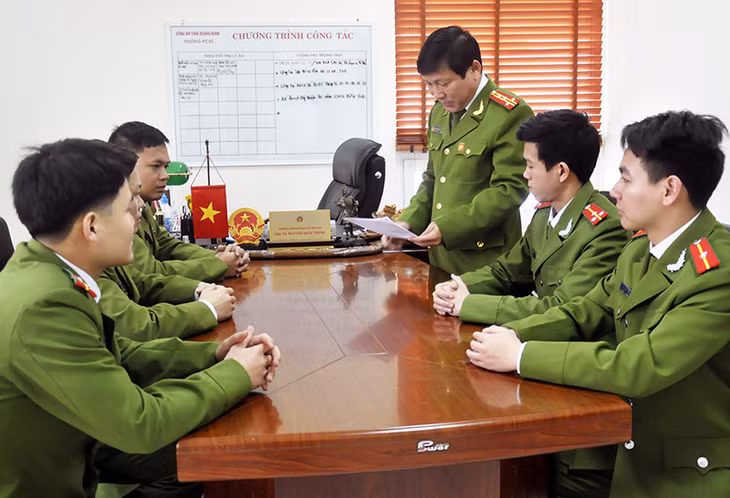 CBCS Phòng Cảnh sát hình sự Công an tỉnh triển khai kế hoạch trấn áp tội phạm.