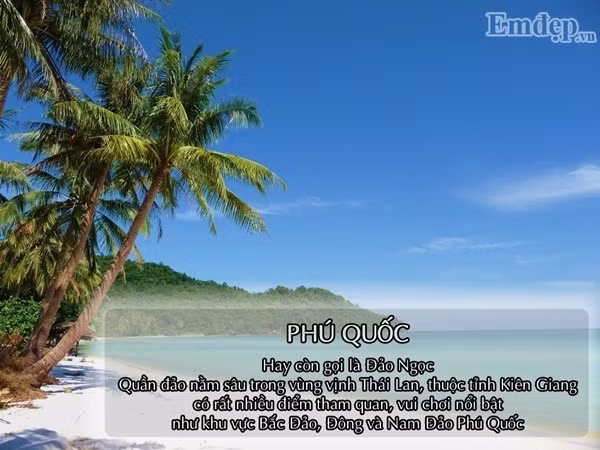 Phú Quốc mê hoặc du khách với những bãi biển tuyệt đẹp, những suối nước kỳ thú, rừng nguyên sinh bạt ngàn và những vườn tiêu ngút tầm mắt.