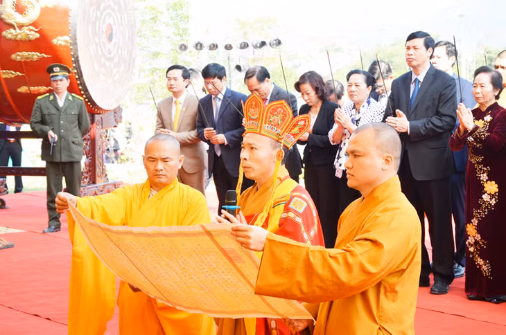 Lễ cầu quốc thái dân an tại Lê khai hội Xuân Yên Tử 2017