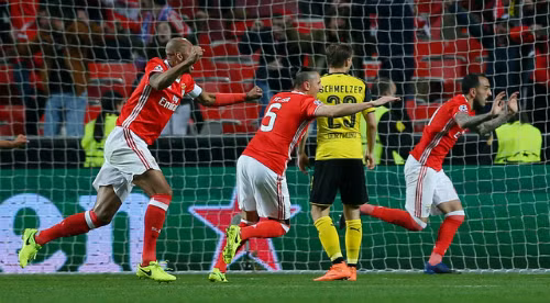 Benfica chiến thắng nhờ tận dụng tốt cơ hội. Ảnh: Reuters.