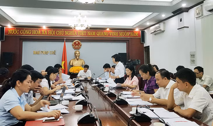 Ban Kinh tế - Ngân sách HĐND tỉnh thẩm tra các báo cáo, tờ trình, dự thảo nghị quyết trình kỳ họp thứ 3, HĐND tỉnh khoá XIII.