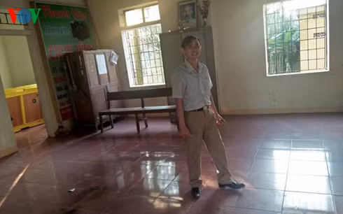 Căn phòng nơi anh Ngôn treo cổ tự tử.