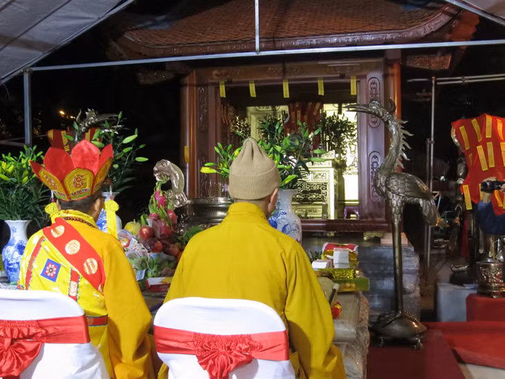 Tế tự tại lễ Khai quang.