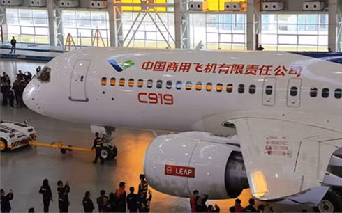Máy bay C919 của Trung Quốc (Ảnh: Internet)