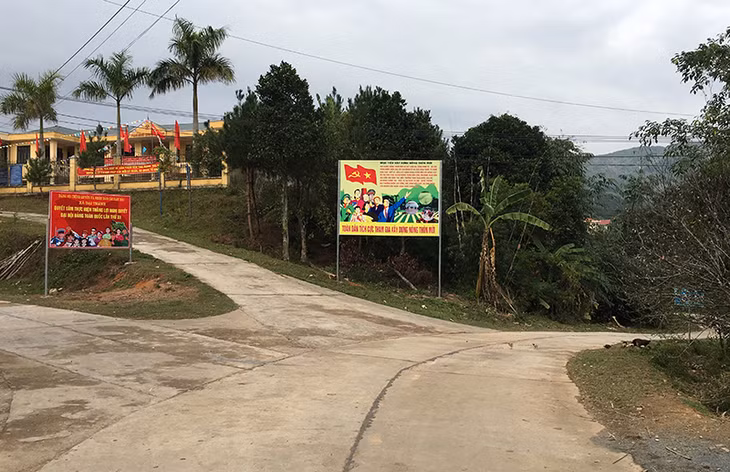 Đường vào Đại Thành giờ đã khang trang hơn xưa.