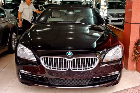 BMW 650i mui trần ở Sài Gòn.