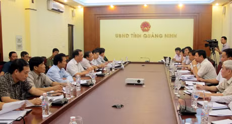 Quang cảnh buổi làm việc.