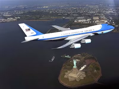 Chuyên cơ Boeing-747 của Tổng thống Mỹ.
