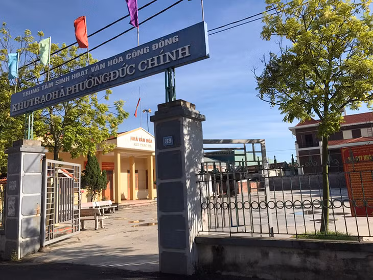 Nhà văn hóa khu Trạo Hà, phường Đức Chính, TX Đông Triều. Ảnh: T.Tùng