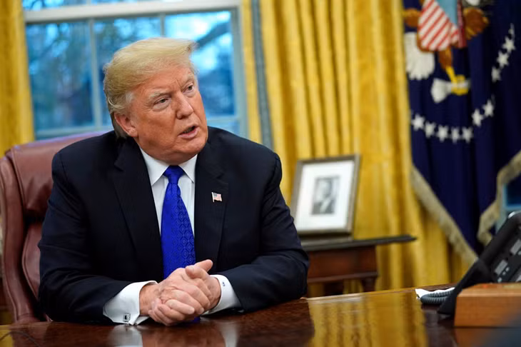 Tổng thống Mỹ Donald Trump. Ảnh: Reuters