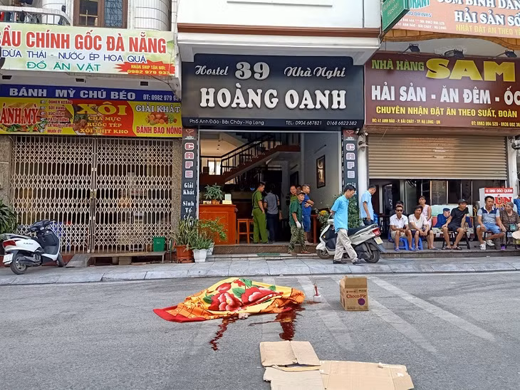 Hiện trường xảy ra vụ tự tử.