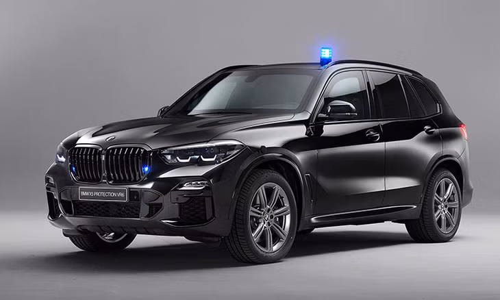 BMW X5 2019 trang bị lớp giáp bảo vệ mức VR6.