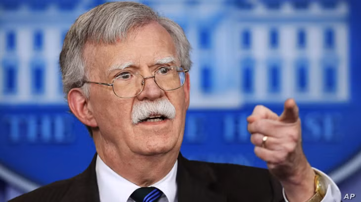 Cố vấn an ninh Quốc gia Mỹ John Bolton. Ảnh: AP.