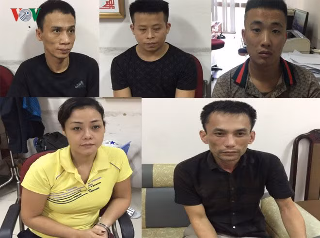  Các đối tượng của vụ án.