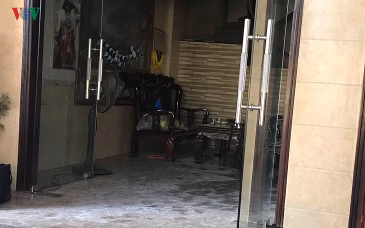 Hiện trường nơi xảy ra sự việc.