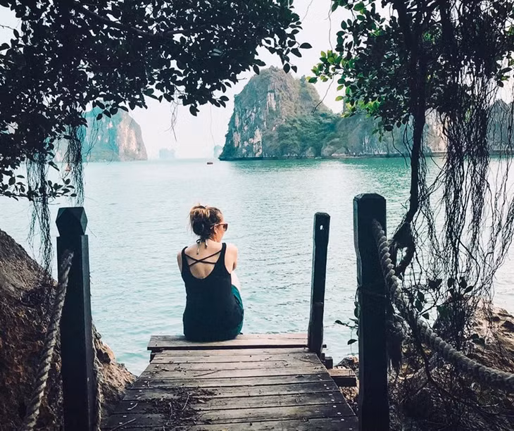 Hình ảnh chia sẻ của một du khách nước ngoài đăng tải trên trang instagram Alittel Ha Long.