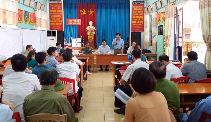 TP Cẩm Phả tổ chức đối thoại với một số hộ dân liên quan đến công tác GPMB Dự án Tuyến đường đấu nối QL18A với đường bao biển