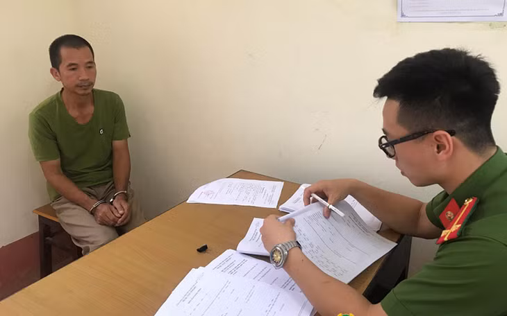  Đối tượng Bùi Văn Đằng tại cơ quan điều tra.