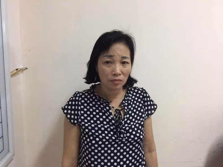 Đối tượng Út tại cơ quan điều tra. (Ảnh: TTXVN)