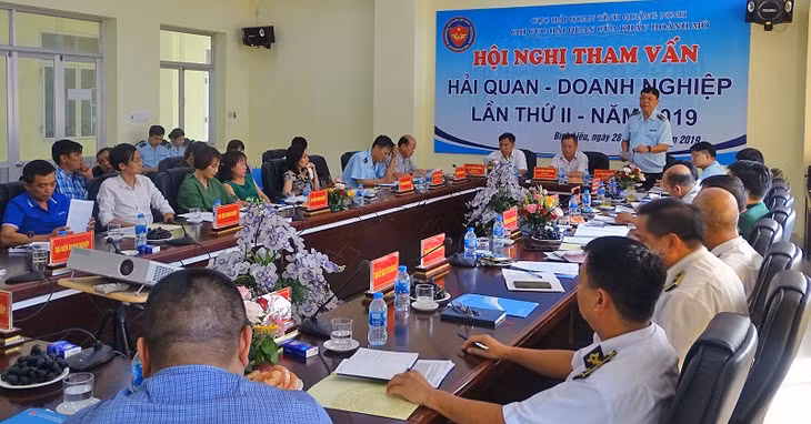 Hội nghị tham vấn Hải quan-Doanh nghiệp cho Chi cục HQCK Hoành Mô tổ chức nhằm giúp DN tháo gỡ khó khăn.