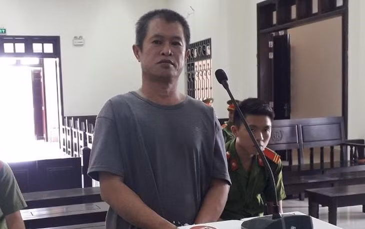  Bị cáo Trọng tại Tòa.