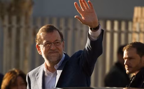 Phát biểu sau khi có kết quả sơ bộ, Tân Thủ tướng Tây Ban Nha Mariano Rajoy cho biết sẽ cố gắng thành lập chính phủ sớm nhất. (ảnh: Getty).