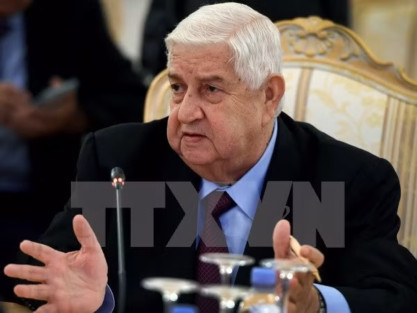  Ngoại trưởng Syria Walid Muallem. (Nguồn: AFP/TTXVN)