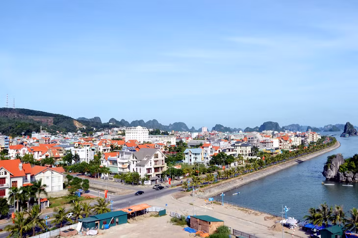 Một góc khu đô thị bao biển Cột 5 (phường Hồng Hà, TP Hạ Long).