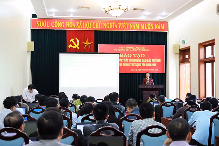 Quang cảnh khoá đào tạo.