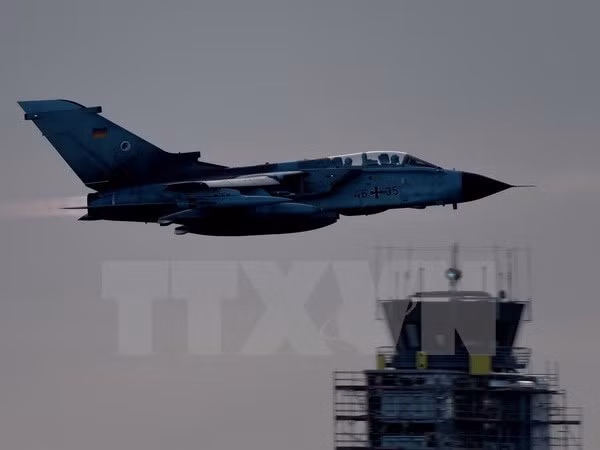 Máy bay trinh sát Tornado của Không quân Đức tại căn cứ không quân ở Jagel, miền Bắc nước Đức. (Nguồn: AFP/TTXVN)