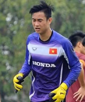 Thủ môn Nguyễn Hoài Anh.