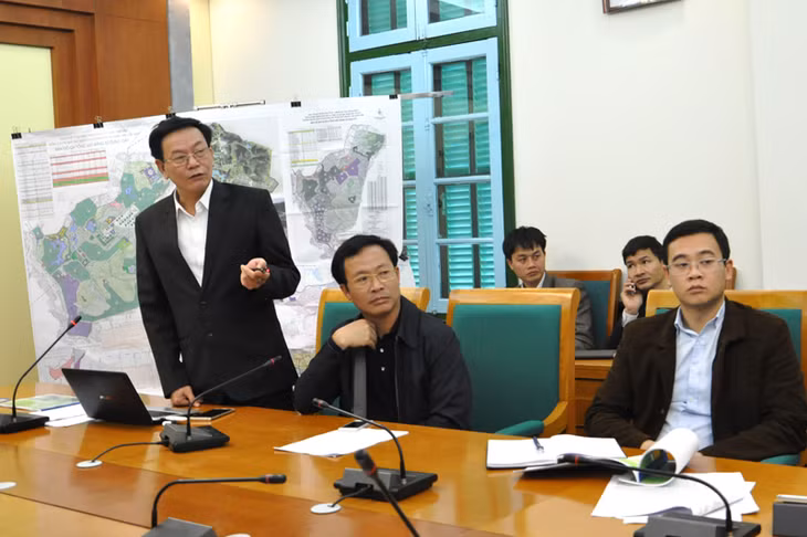 Giám đốc sở Tài nguyên và Môi trường Nguyễn Mạng Cường đồng ý và đánh giá cao đề xuất chuyển địa điểm triển khai dự án của 