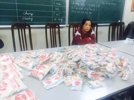 Nguyễn Thị Nụ và số hàng giả bột ngọt “Ajinomoto”, "Miwon”.