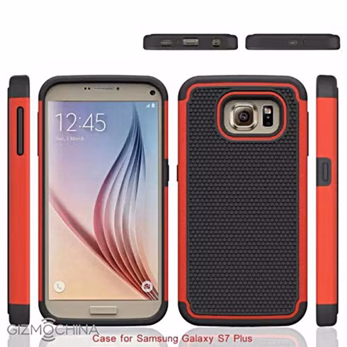  Mặt trước, sau và nhìn nghiêng của Galaxy S7 Plus.