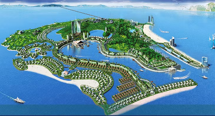 Phối cảnh Dự án khu đô thị cảng Ngọc Châu - Tuần Châu.