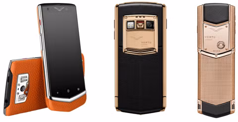The New Vertu Constellation - Vertu TI Red Gold - Vertu Signature Clous The Paris Red Gold.