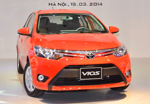 Vios với vóc dáng mới.