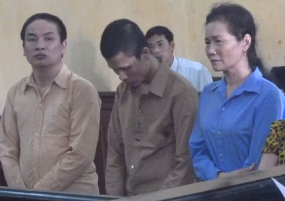 Các bị cáo tại tòa