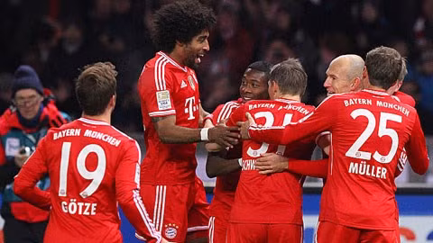 Bayern đã giành chức vô địch Bundesliga 2013/14 trước 7 vòng đấu