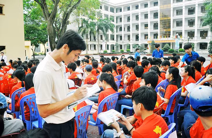 Khảo sát, tư vấn và định hướng lựa chọn nghề nghiệp cho học sinh lớp 12 trên địa bàn TX Đông Triều trước kỳ thi THPT quốc gia năm 2016.
