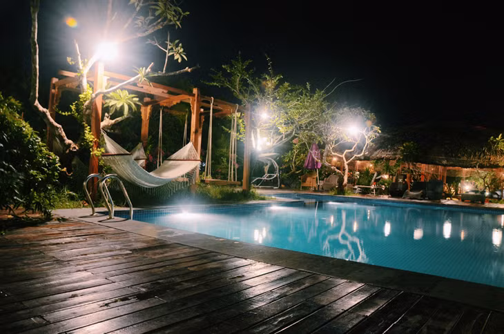 Khu hồ bơi đẹp như 