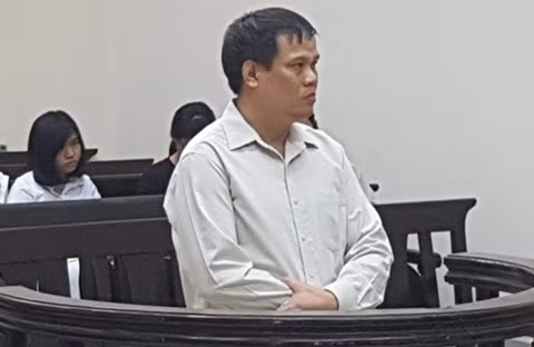 Trần Văn Một tại phiên tòa phúc thẩm.