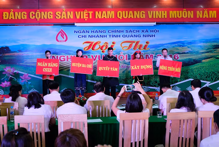 Phần chi Chào hỏi của Ngân hàng CSXH huyện Ba Chẽ