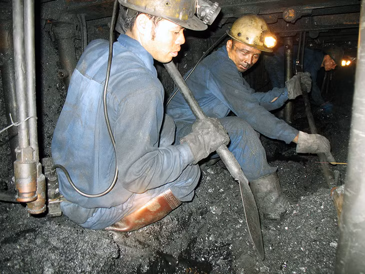 Than khô trộn lẫn với than bùn cũng trở nên nhão nhoét.jpg